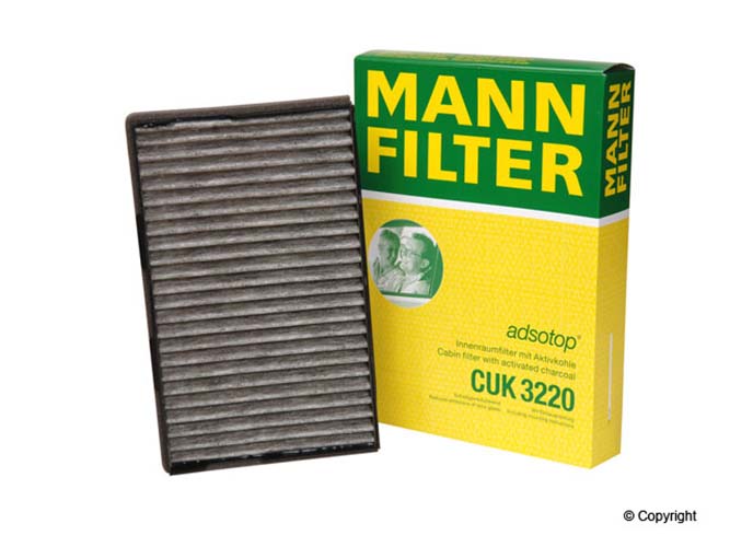 SAAB Cabin Air Filter (Activated Charcoal) 32100039 - MANN-FILTER CUK3220